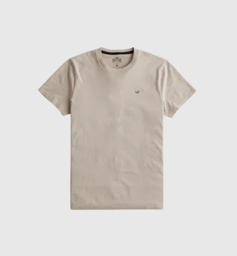 Remera Hollister Regular Fit Beige