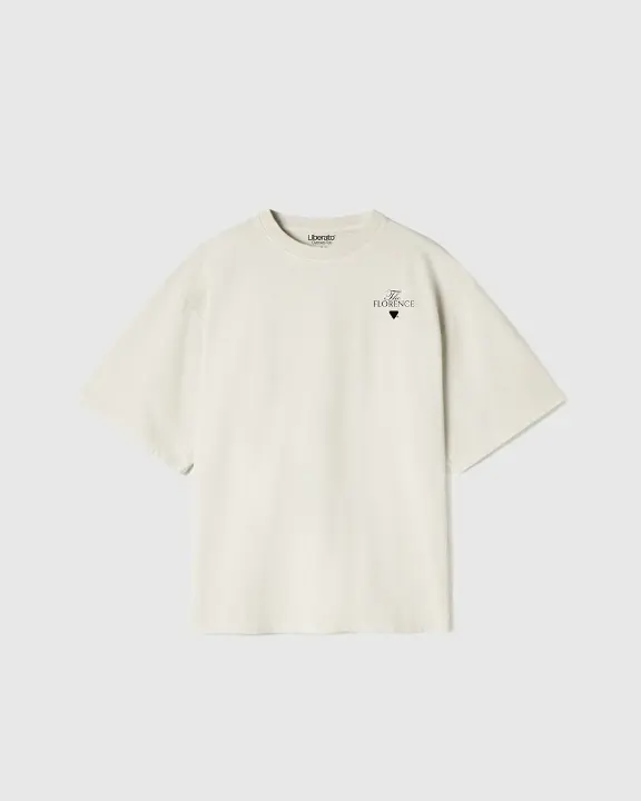 Remera Liberato Oversize Beige The Florence