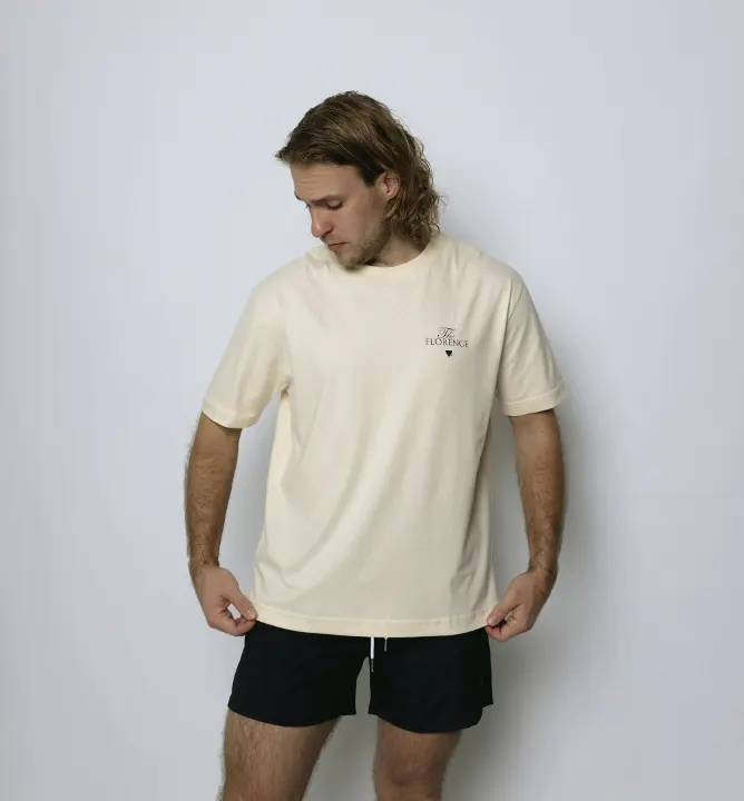Remera Liberato Oversize Beige The Florence
