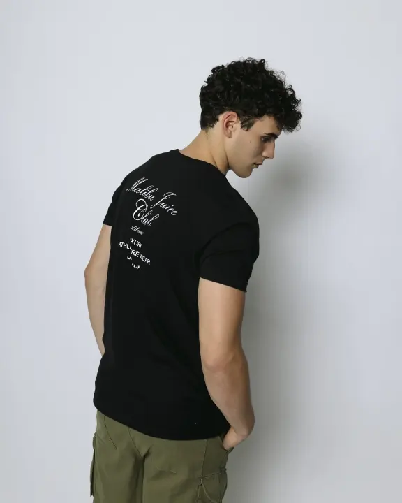 Remera Liberato Regular Fit Negra Malibu Juice Club