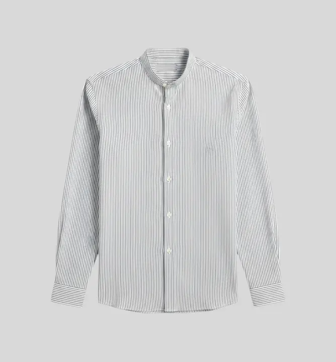 Camisa Liberato Basics Mao Mangas Largas Rayas Negras