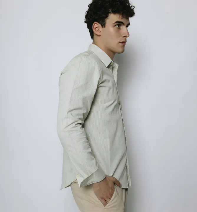Camisa Liberato Basics Mangas Largas Verde