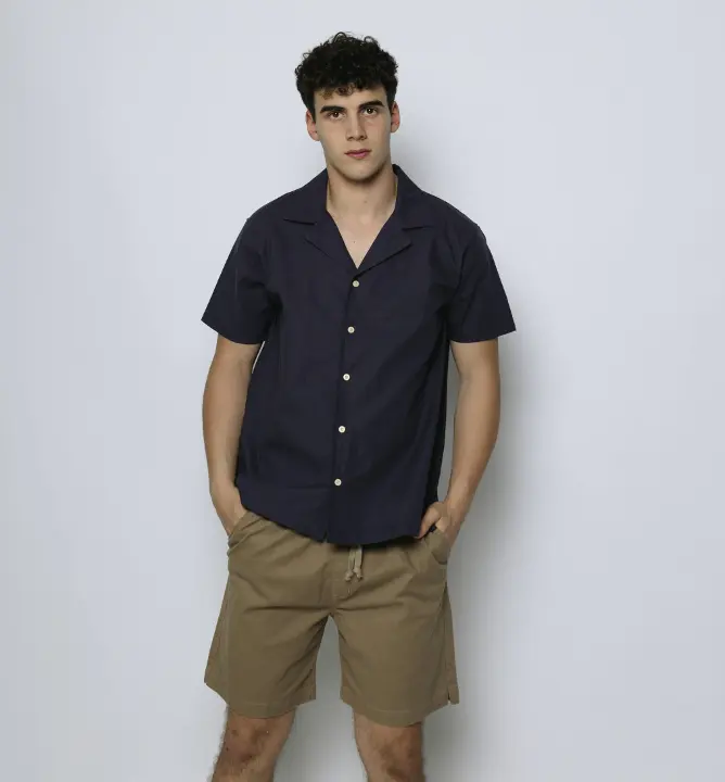 Camisa Liberato Playera Azul