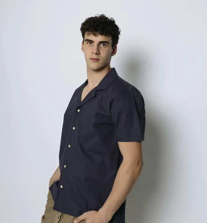 Camisa Liberato Playera Azul