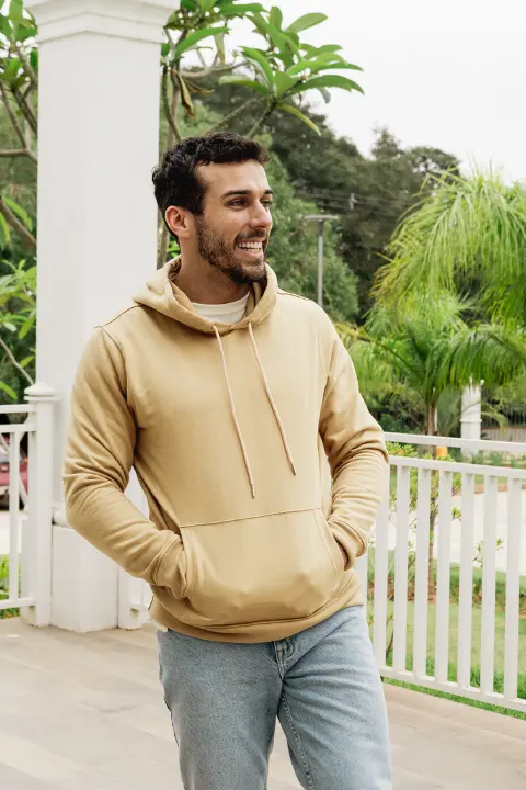 Hoodie Liberato Basics Beige