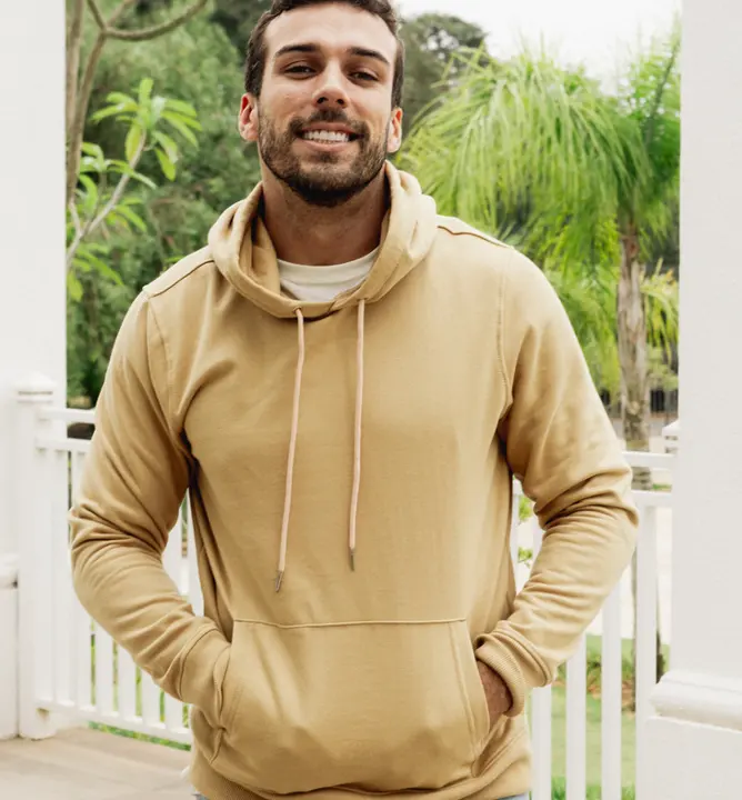 Hoodie Liberato Basics Beige