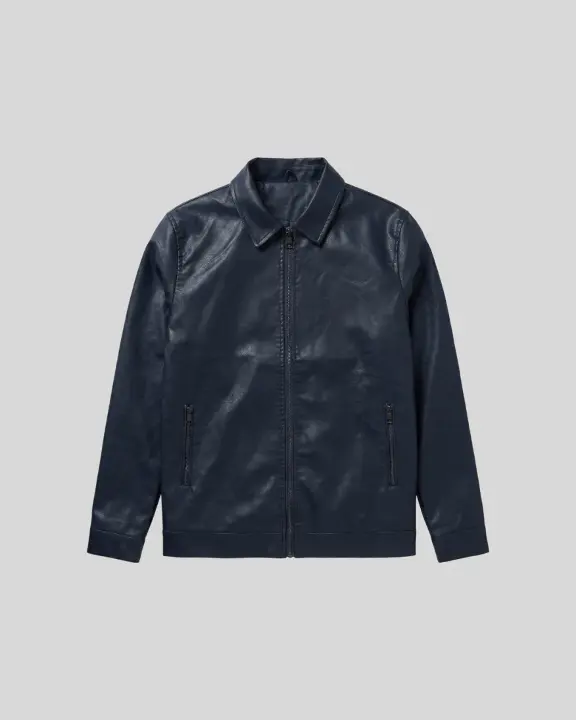 Campera Liberato Eco Cuero Negro