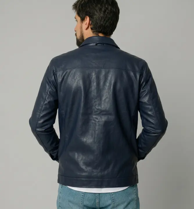 Campera Liberato Eco Cuero Negro