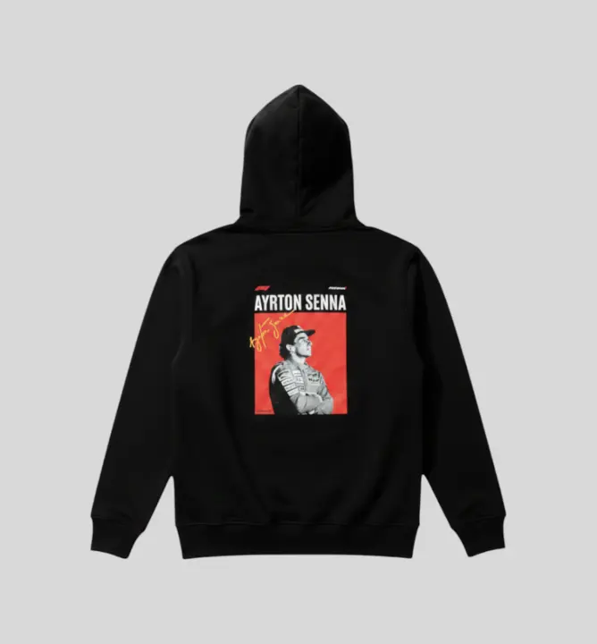 Hoodie Liberato Negro Ayrton Senna