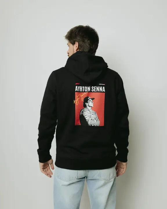 Hoodie Liberato Negro Ayrton Senna
