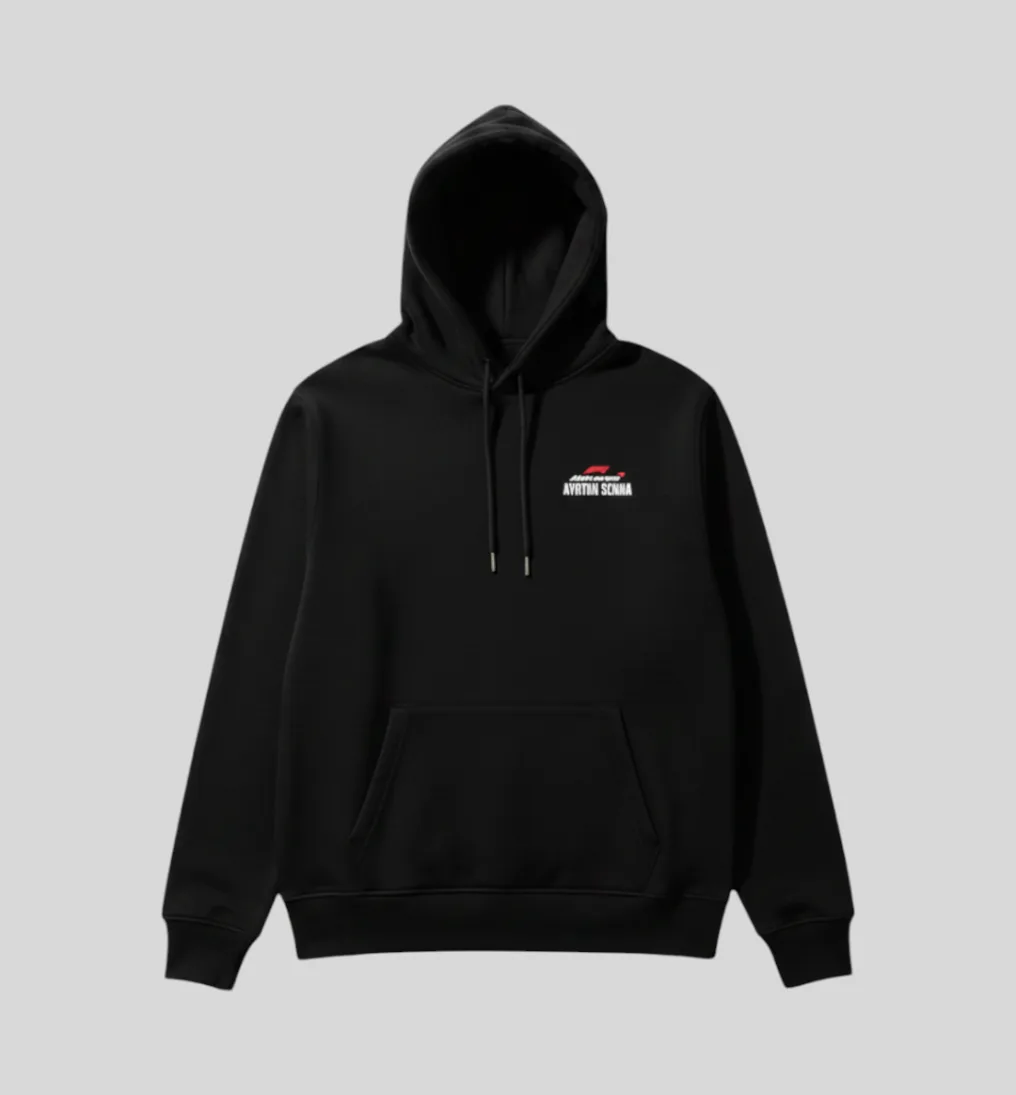 Hoodie Liberato Negro Ayrton Senna