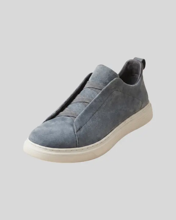 Zapato Liberato De Gamuza Celeste