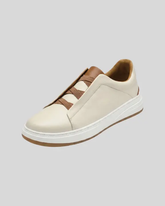 Zapato Liberato De Cuero Beige