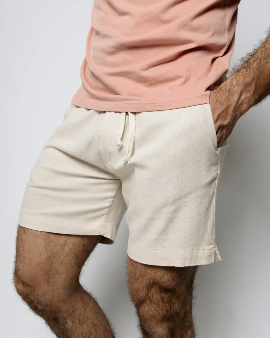 Bermuda Con Goma Liberato Basics Beige