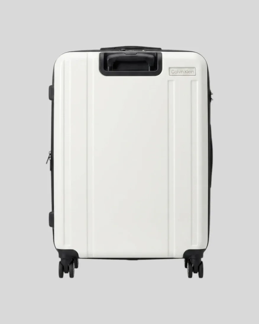 Maleta De Plastico Calvin Klein Blanca