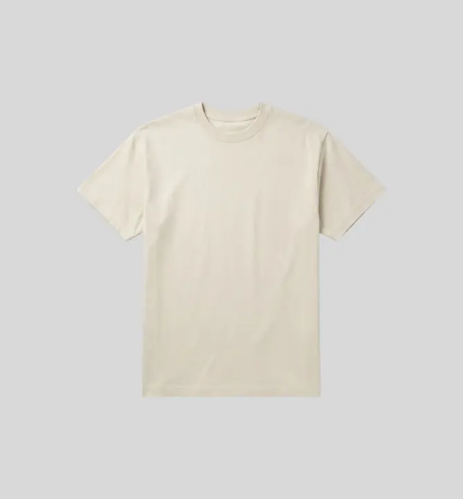 Remera Boxy Fit Premium 250Gsm Liberato Basics Beige