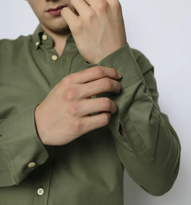 Camisa Liberato Mangas Largas Verde